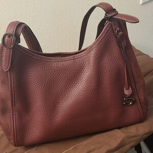 NWOT Coach Lori Burgundy Shoulder Bag
